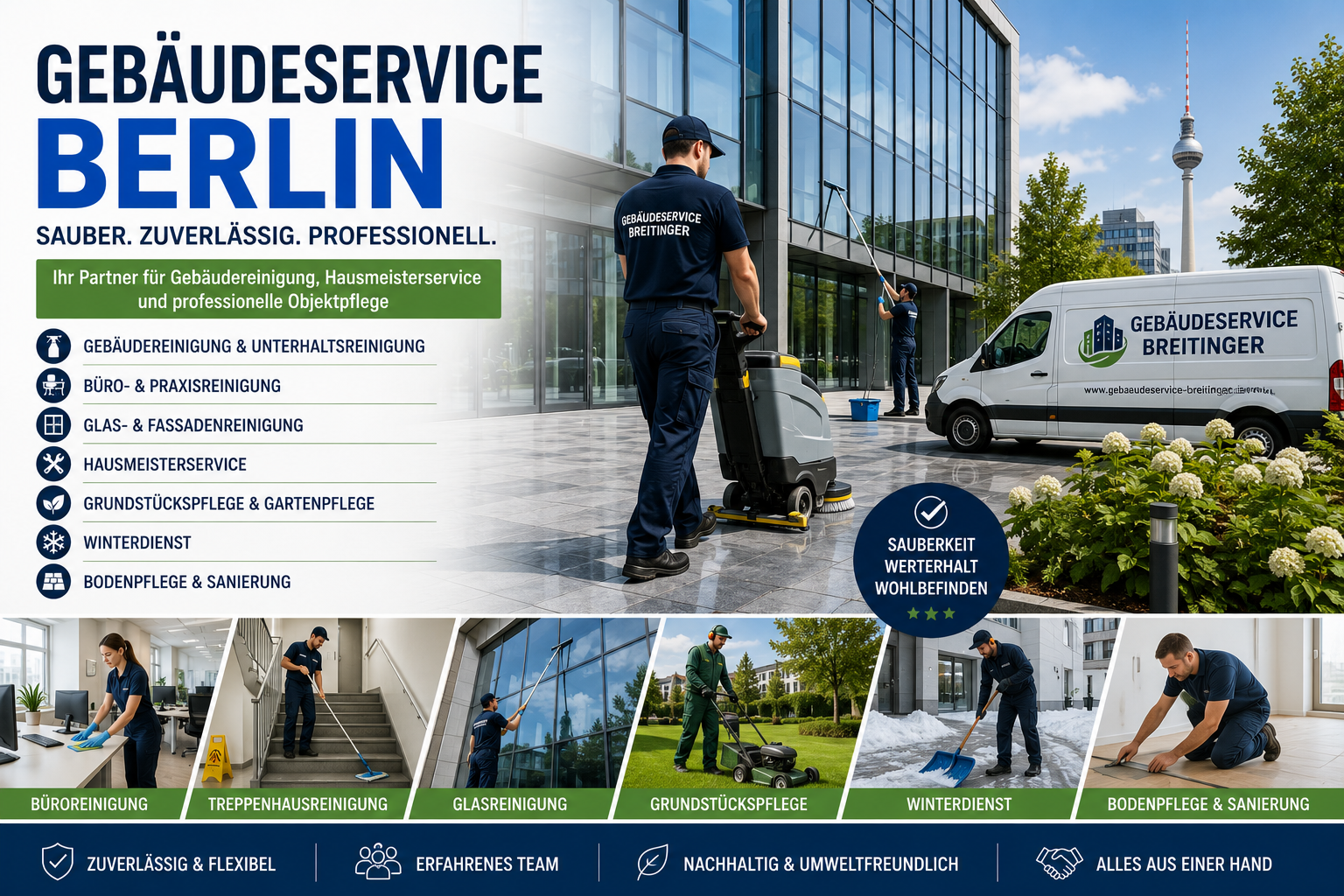 Geb&auml;udeservice Berlin &ndash; Geb&auml;udereinigung und professionelle Objektpflege