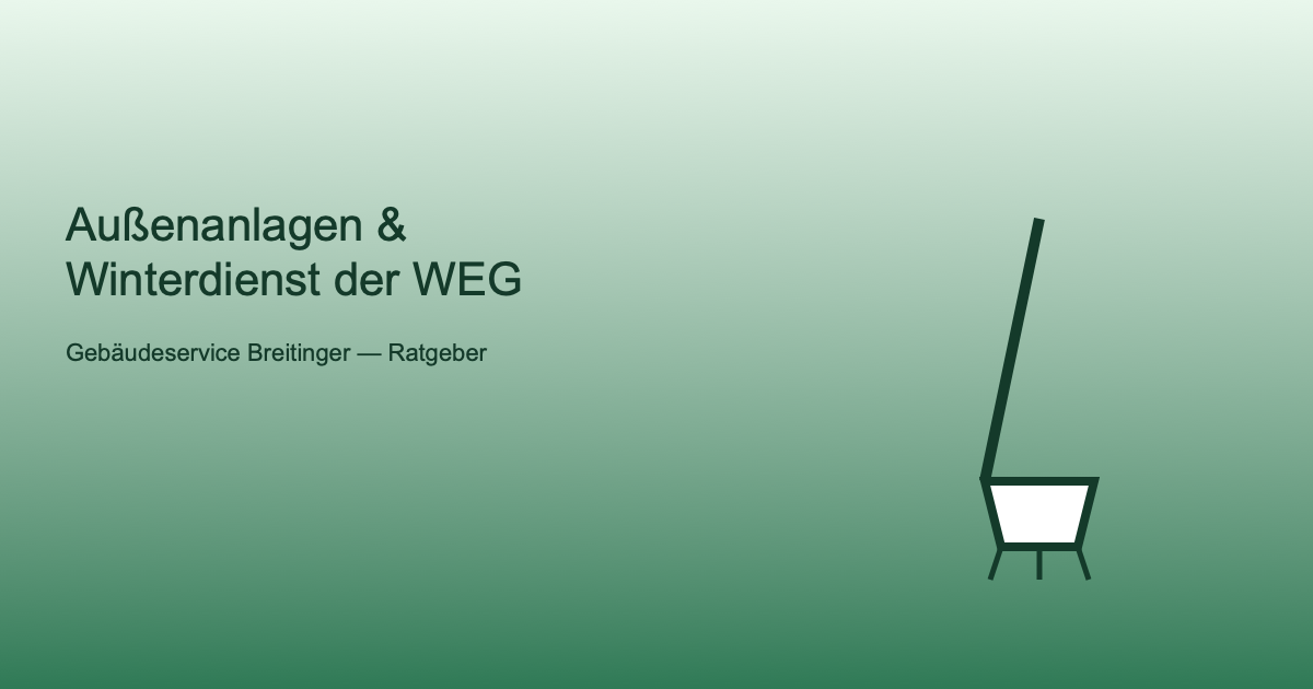 P9 Img3 Symbolbild für die Pflege von Außenanlagen und Winterdienst bei Wohnanlagen