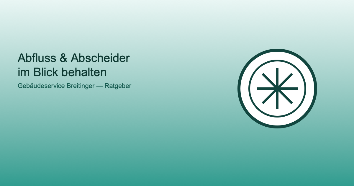 Post11 Img3 Symbolbild eines Abflusses als Sinnbild für Abscheideranlagen in der Tiefgarage