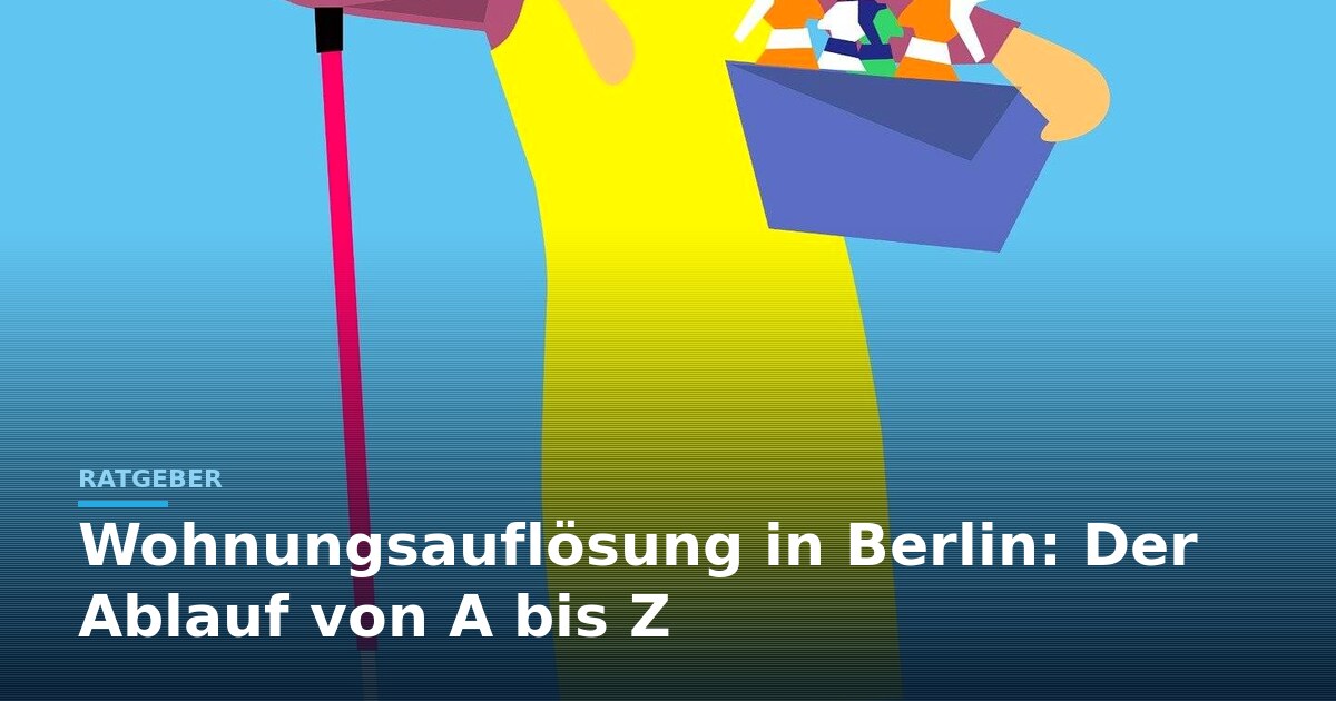 Leere, besenreine Wohnung in Berlin nach einer Wohnungsauflösung
